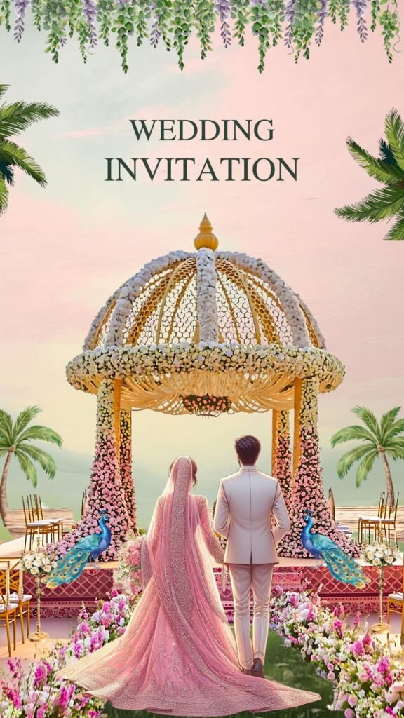 Wedding Invitation english video