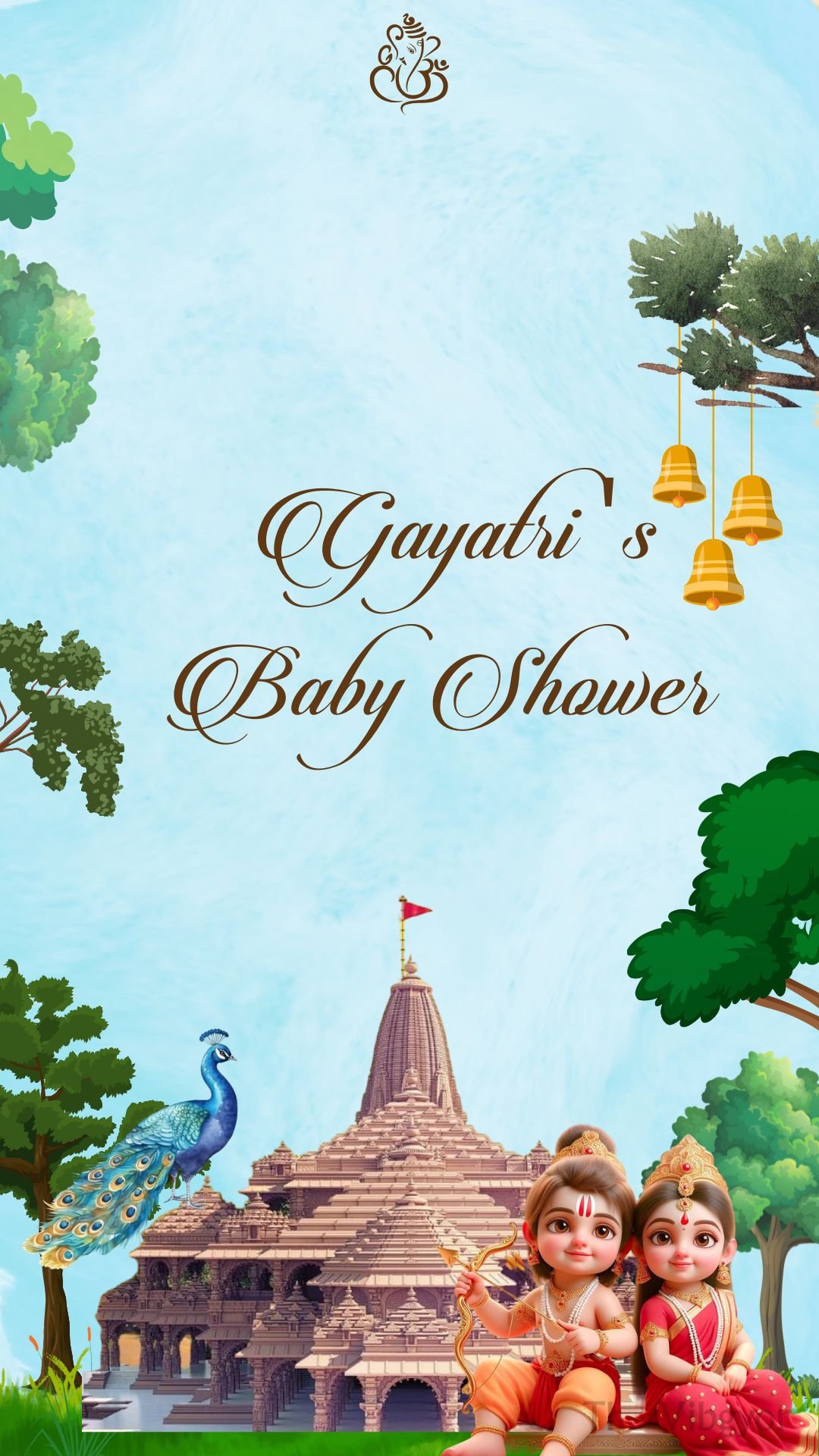 Baby Shower invitation English